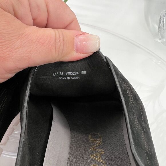 Cole Haan Women's ZeroGrand Oxford Sneaker Size 10 Trainer Black Suede Shoe - Picture 10 of 12